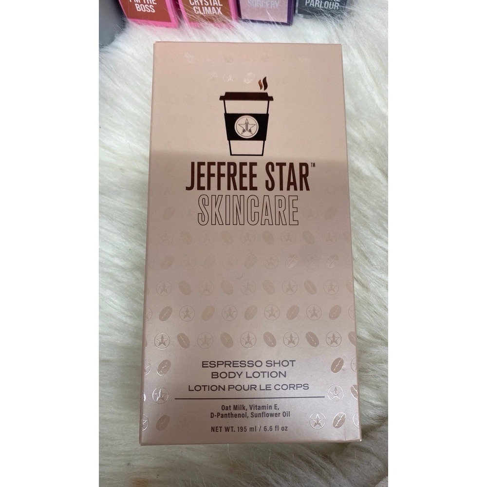 Jeffree Star Espresso Shot Body Lotion New in Sealed Box 6.6 fl. oz./195ml